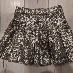 Dressy Short Metallic Party Skirt